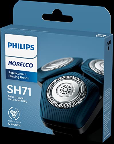 Philips Norelco Shaving Heads for Shaver Series 7000 and Angular-Shaped Series 5000, SH71/52