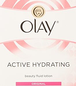 Face Moisturizer by Olay, Active Hydrating Beauty Moisturizing Lotion, 6 fl oz (Pack of 2)