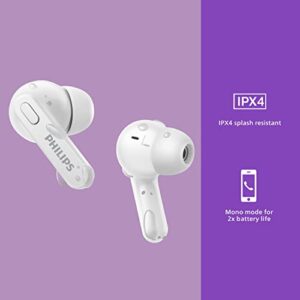 PHILIPS T2206 True Wireless Headphones with IPX4 Water Resistance and Super-Small Charging case