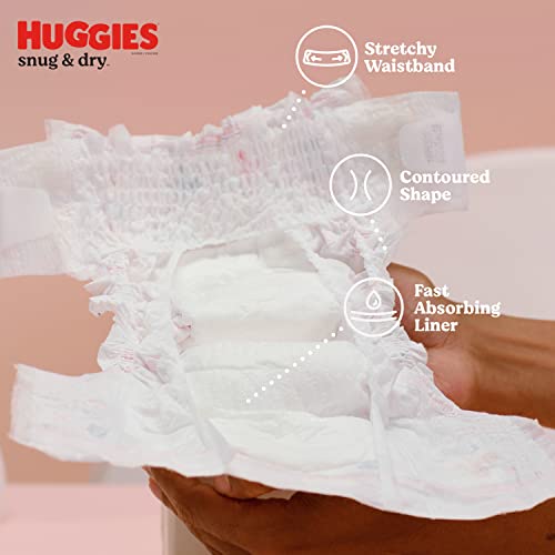 Huggies Snug & Dry Baby Diapers, Size 6 (35+ lbs), 19 Ct