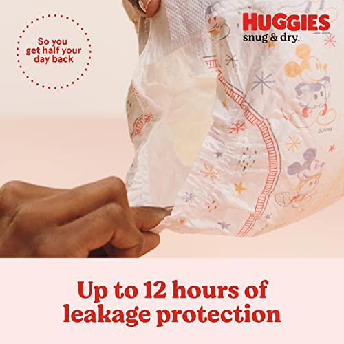Huggies Snug & Dry Baby Diapers, Size 6 (35+ lbs), 19 Ct