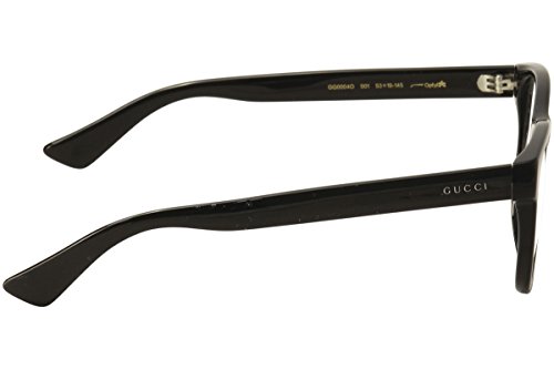 Gucci GG0004ON 001 Black Square Full-Rim Men's Eyeglasses