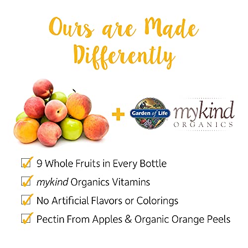 Garden of Life mykind Organics Women's Gummy Vitamins - Berry - Certified Organic, Non-GMO, Vegan, Kosher Complete Multi - Methyl B12, C & D3 - Gluten, Soy & Dairy Free, 120 Real Fruit Gummies