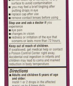 Allergy Eye Drops by Bausch & Lomb, for Itch & Redness Relief, 15 mL