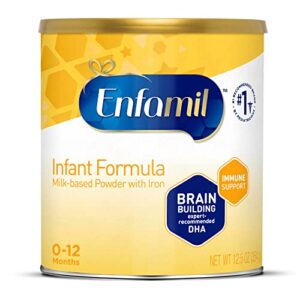 enfamil infant formula, milk-based baby formula with iron, omega-3 dha & choline, powder can, 12.5 oz