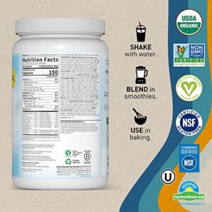 Garden of Life Tasty Organic Vanilla Chai Meal Replacement Shake Vegan 20g Complete Plant Based Protein, Greens, Digestive Enzymes, Pro & Prebiotics for Easy Digestion – Non-GMO Gluten-Free, 2.4 LB