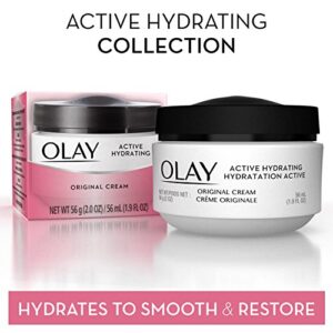 Olay Active Hydrating Cream Face Moisturizer, 1.9 fl oz Packaging may Vary