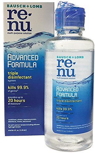 Renu Fresh Multi-Purpose Contact Lens Solution, Travel Size 2 Fl Oz (Pack Of 4)