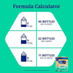 Enfamil Reguline Baby Formula, Designed for Soft, Comfortable Stools, with Omega-3 DHA & Probiotics for Immune Support, Powder Can, 12.4 Oz