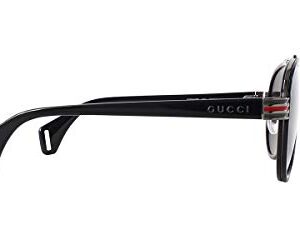 Gucci GG0447S - 001 Sunglasses Black w/ Grey Polarized Lens 58mm