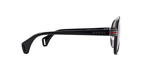 Gucci GG0447S - 001 Sunglasses Black w/ Grey Polarized Lens 58mm