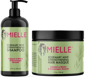 mielle organics rosemary mint strengthening shampoo and hair masque