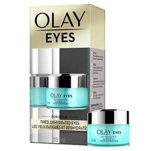olay deep hydrating eye gel with hyaluronic acid for tired eyes, 0.5 fl oz