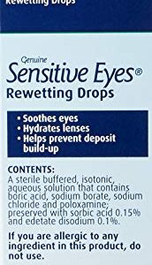 Bausch & Lomb Sensitive Eyes Rewetting Drops 0.5 FL OZ