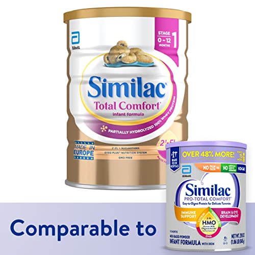 Similac Total Comfort Infant Formula, Imported, Easy-to-Digest Baby Formula Powder, Non-GMO, 820 g (28.9 oz) Can