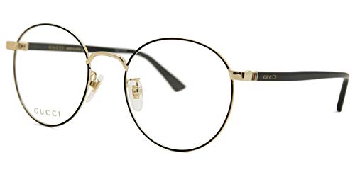 Gucci GG0297OK Trendy Round Metal Eyeglasses 52mm