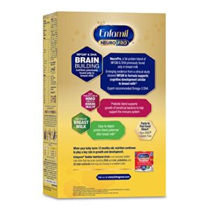 Enfamil NeuroPro Infant Formula - Brain Building Nutrition Inspired by Breast Milk - Powder Refill Box, 31.4 oz (Pack of 2)