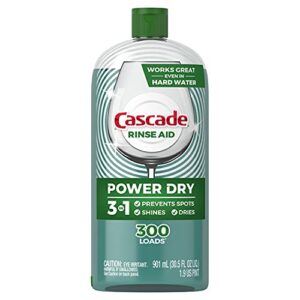 cascade rinse aid platinum, dishwasher rinse agent, regular scent, 30.5 oz