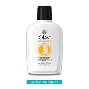 Olay Complete Lotion Moisturizer with SPF 15 Sensitive, 6.0 oz