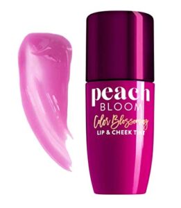 too faced peach bloom color blossoming lip & cheek tint – grape pop glow