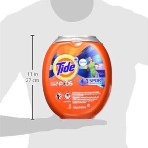 Tide PODS 4 in 1 Febreze Sport Odor Defense, Laundry Detergent Soap PODS, High Efficiency (HE), 61 Count