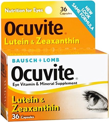 Bausch & Lomb Ocuvite Lutein Capsules 36 Capsules