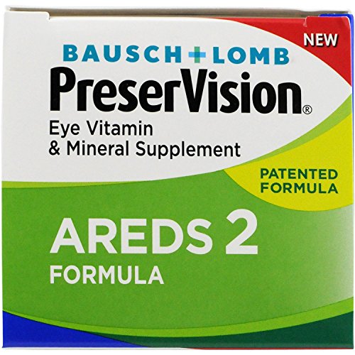 PreserVision AREDS 2 Eye Vitamin & Mineral Supplement with Lutein and Zeaxanthin, Soft Gels, 2Pack (180ct each)