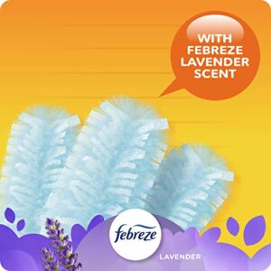 Swiffer Dusters, Ceiling Fan Duster, Multi Surface Refills with Febreze Lavender, 18 Count