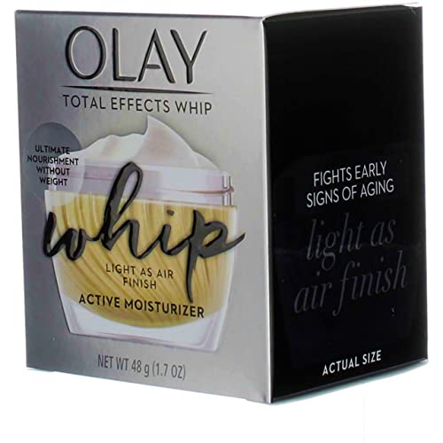 Olay Total Effects Whip Active Moisturizer 1.7 Ounce (50ml) (2 Pack)