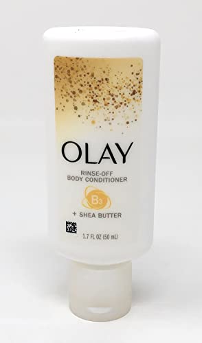 Olay Rinse-Off Body Conditioner with Shea Butter 1.7 oz, Travel Size (Pack of 3)