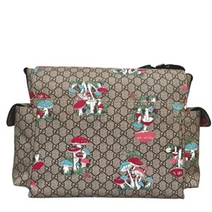 Gucci Supreme Mushroom Canvas Baby Diaper Changing Bag Italy Handbag New