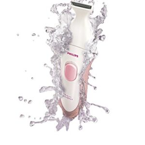 PHILIPS BikiniPerfect Advanced Women's Trimmer Kit for Bikini Line, Rechargeable Wet & Dry use, 3 attachments HP6376/61