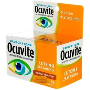 Bausch & Lomb Ocuvite Lutein Capsules 36 Capsules