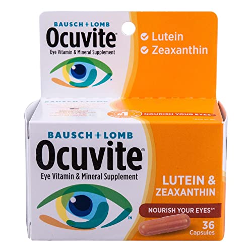 Bausch & Lomb Ocuvite Lutein Capsules 36 Capsules