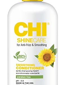 CHI ShineCare - Smoothing Conditioner 12 fl oz- Transforms Dull, Lackluster Hair to Condition and Smooth Split Ends and Frizz, Adding Instant Shine and Hydration