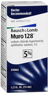 bausch & lomb muro 128 solution 5% 15 ml (pack of 5)