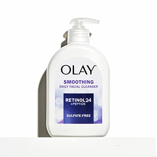 Olay Retinol 24 + Peptide Face Wash, Smoothing, Sulfate-Free, 16 oz