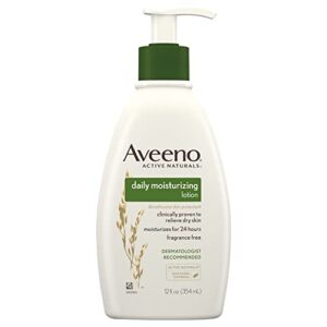 aveeno active naturals daily moisturizing lotion 12 oz (packaging may vary)