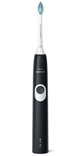 Philips Sonicare ProtectiveClean 4100 Electric Rechargeable Toothbrush, Plaque Control, Black