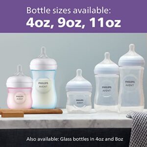 Philips Avent Natural Baby Bottle with Natural Response Nipple, Purple Baby Gift Set, SCD837/01