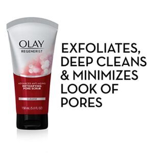 Olay Regenerist Detoxifying Pore Scrub Facial Cleanser, 5.0 fl oz