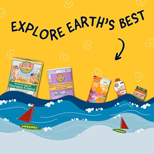 Earth's Best Organic Kids Snacks, Sesame Street Toddler Snacks, Organic Veggie Puffs, Gluten Free Snacks for Kids 2 Years and Older, Original, 1.55 oz Bag