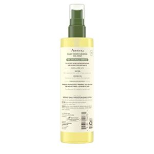 Aveeno Daily Moisturizing Dry Body Oil Mist with Oat and Jojoba Oil for Dry, Rough Sensitive Skin, Nourishing & Hypoallergenic Body Spray, Paraben-, Silicone- & Phthalate-Free, 6.7 fl. Oz