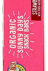 Earth's Best Organic Sunny Days Snack Bars, Strawberry, 8 Count