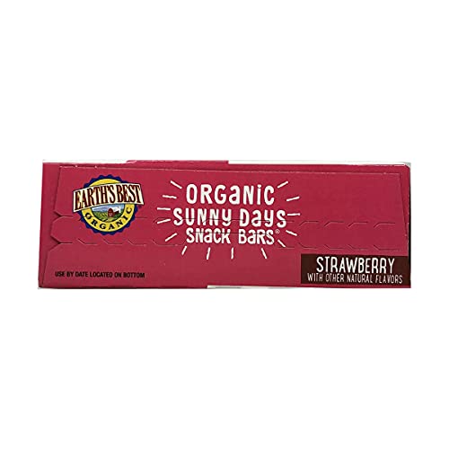 Earth's Best Organic Sunny Days Snack Bars, Strawberry, 8 Count