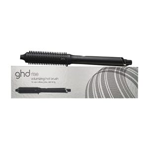 ghd Rise Hot Air Hair Brush | Professional Volumizing Hair Brush Blow Dryer, Hot Curling Brush to Dry Hair for Maximum Lift with Safer-for-Hair Styler Optimum Temperature | Black