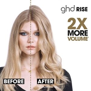 ghd Rise Hot Air Hair Brush | Professional Volumizing Hair Brush Blow Dryer, Hot Curling Brush to Dry Hair for Maximum Lift with Safer-for-Hair Styler Optimum Temperature | Black