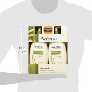 Aveeno Active Naturals Daily Moisturizing Lotion, New 2 Pack Of 20 Fl Ounce Pump, 1 Fl Ounce