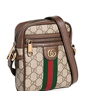 Gucci Women's Pre-Loved Ophidia Mini Messenger, Gg Supreme, Brown, One Size