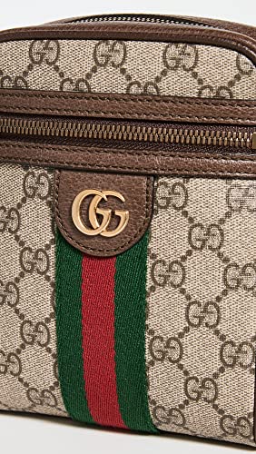 Gucci Women's Pre-Loved Ophidia Mini Messenger, Gg Supreme, Brown, One Size